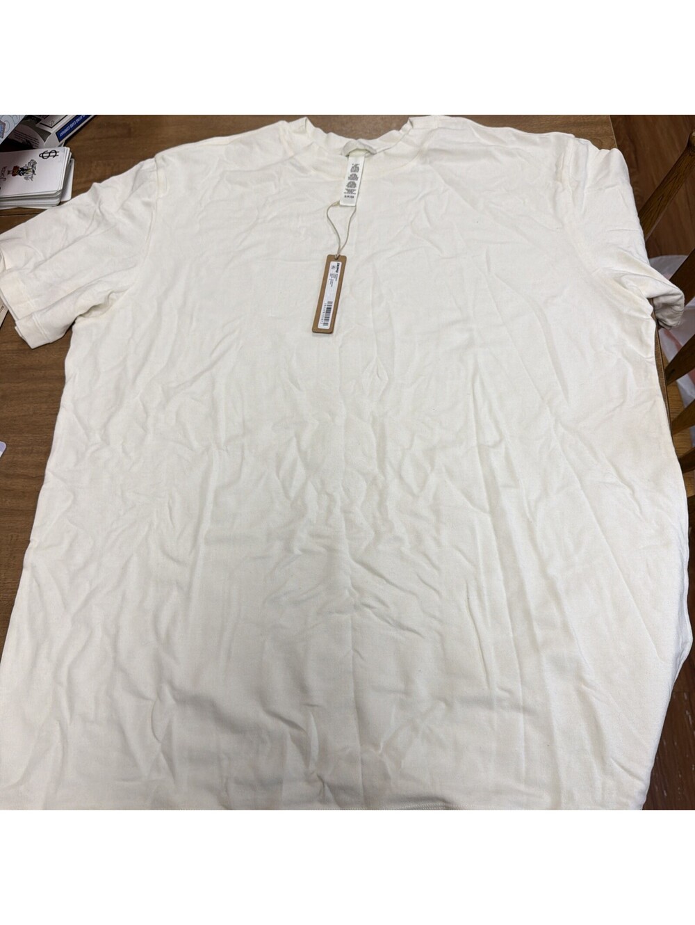 Skims Women's Boyfriend T-Shirt/AP-TSH-0462, marble color Size small